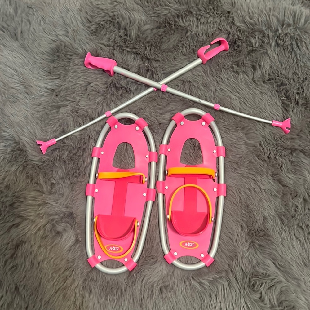 American Girl Doll snowshoe set
